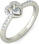 BlueStone The Meydar White Gold Diamond 18 K Ring