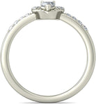 BlueStone The Meydar White Gold Diamond 18 K Ring
