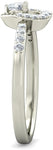 BlueStone The Meydar White Gold Diamond 18 K Ring