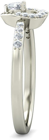 BlueStone The Meydar White Gold Diamond 18 K Ring