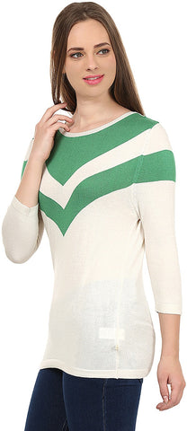 United Colors of Benetton Solid Round Neck Casual Women's Sweater
