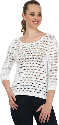 United Colors of Benetton Solid Round Neck Casual Women's Sweater