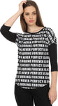 United Colors of Benetton Casual 3/4 Sleeve Printed Women's Top