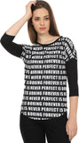 United Colors of Benetton Casual 3/4 Sleeve Printed Women's Top