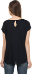 United Colors of Benetton Casual Short Sleeve Solid Women's Top