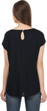 United Colors of Benetton Casual Short Sleeve Solid Women's Top