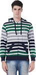Wake Up Competition Full Sleeve Striped Men's Sweatshirt