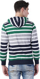 Wake Up Competition Full Sleeve Striped Men's Sweatshirt