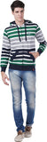 Wake Up Competition Full Sleeve Striped Men's Sweatshirt