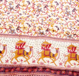Rama Floral Single Quilts & Comforters Yellow