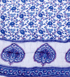 Rama Floral Single Quilts & Comforters Blue
