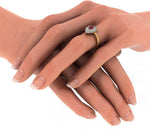 BlueStone The Suneha Yellow Gold Diamond, Ruby 14 K Ring