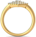 BlueStone The Aahna Yellow Gold Diamond 14 K Ring