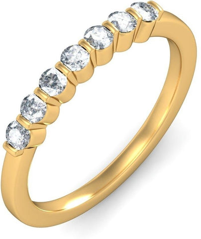 BlueStone The Aleysia Gold Diamond 18 K Ring