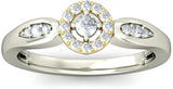 BlueStone The Beleca White Gold Diamond 18 K Ring