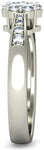 BlueStone The Mokya White Gold Diamond 18 K Ring