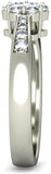 BlueStone The Mokya White Gold Diamond 18 K Ring