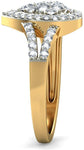 BlueStone The Nabha Yellow Gold Diamond 14 K Ring