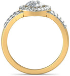BlueStone The Nabha Yellow Gold Diamond 14 K Ring