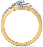 BlueStone The Nabha Yellow Gold Diamond 14 K Ring
