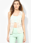 Vero Moda Self Design Women's Waistcoat