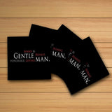 Amore Square Wood Coaster Set