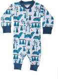 Earth Conscious Graphic Print Baby Boy's Jumpsuit