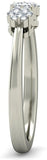 BlueStone The Elise White Gold Diamond 18 K Ring