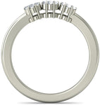BlueStone The Elise White Gold Diamond 18 K Ring