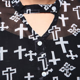 Fbbic Women's Printed Casual Shirt