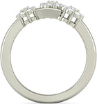 BlueStone The Isabel White Gold Diamond 18 K Ring