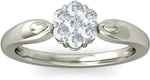 BlueStone The Tahira White Gold Diamond 18 K Ring
