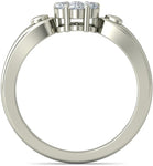 BlueStone The Tahira White Gold Diamond 18 K Ring
