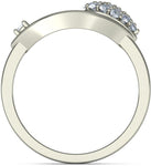 BlueStone The Carol White Gold Diamond 18 K Ring