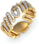 BlueStone The Ema Yellow Gold Diamond 18 K Ring