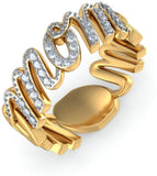 BlueStone The Ema Yellow Gold Diamond 18 K Ring