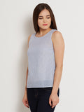 ANASAZI Casual Sleeveless Striped Women's Top