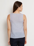 ANASAZI Casual Sleeveless Striped Women's Top