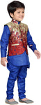 AJ Dezines Boy's Kurta, Waistcoat and Pyjama Set