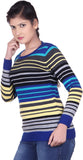 Spink Solid Round Neck Casual Women's Sweater