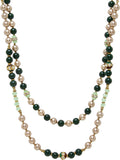 Galz4ever Two String Bead Alloy Necklace