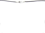 Galz4ever Red & Black Long Resin Alloy Necklace
