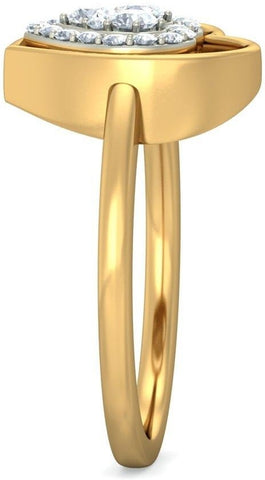 BlueStone The Cora Gold Diamond 18 K Ring