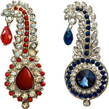 B-Fashionable Combo of Drop & Round Bead Kilangi Brooch