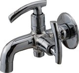 SARK 2 in 1 Bib Cock with Flange Faucet Set