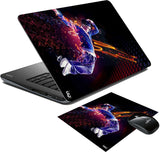 PRINT SHAPES Graphic Dancer Laptop Skin with Mouse pad Combo Set