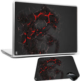 PRINT SHAPES msi dragon logo Laptop Skin with Mouse pad Combo Set