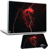 PRINT SHAPES MSI unleash the dragon Laptop Skin with Mouse pad Combo Set