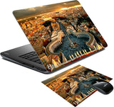 PRINT SHAPES rome italy Laptop Skin with Mouse pad Combo Set
