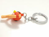 Singh Xpress Combo of 2 Naughty Angry Bird in Catapult - Key Chains - Car and Bike - Fancy - Accessories Rubber - - Valentines Special Carabiner